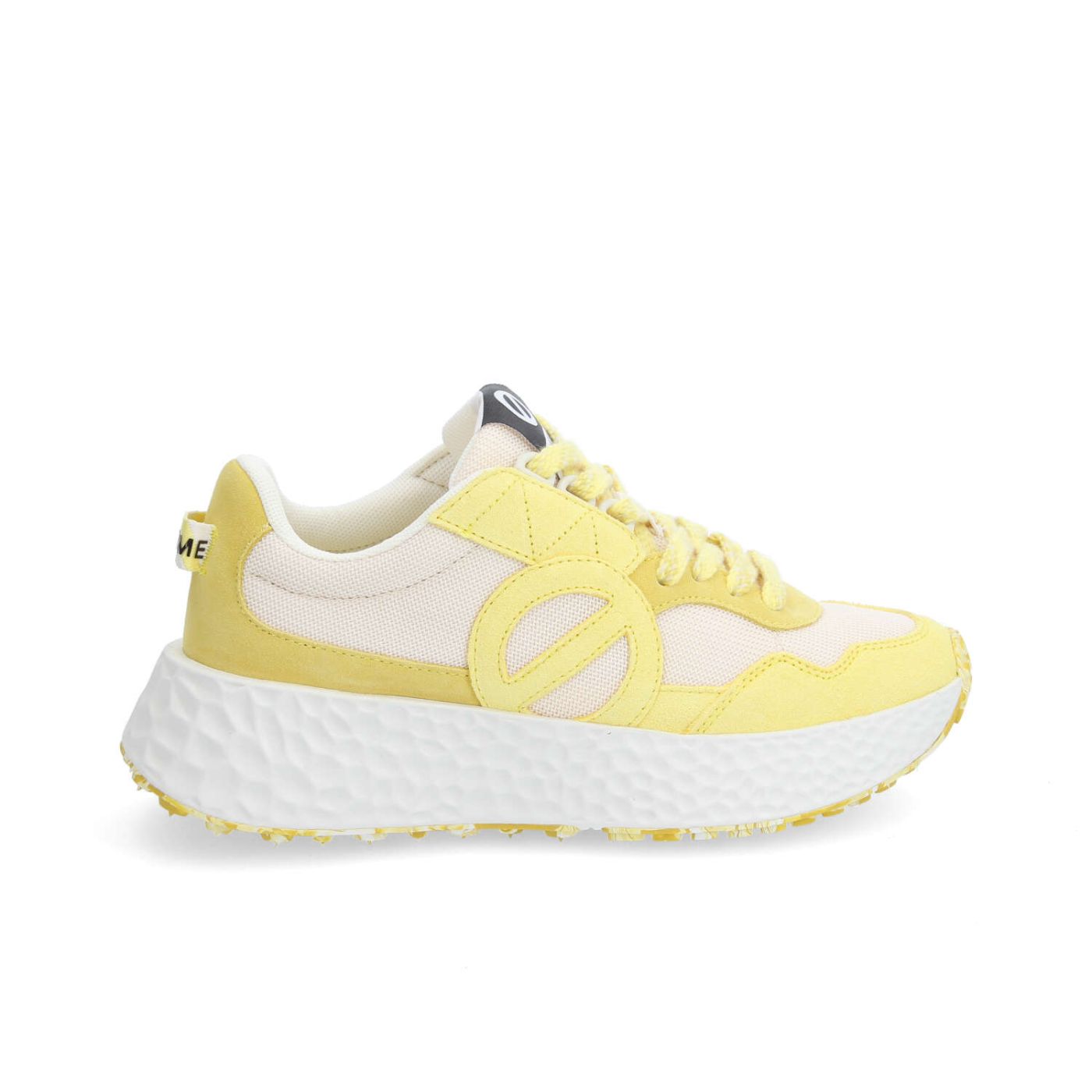 CARTER MILKSHAKE W - SUEDE/KNIT/SUED - JAUNE/BLANC CASSE/JAUNE BANANE